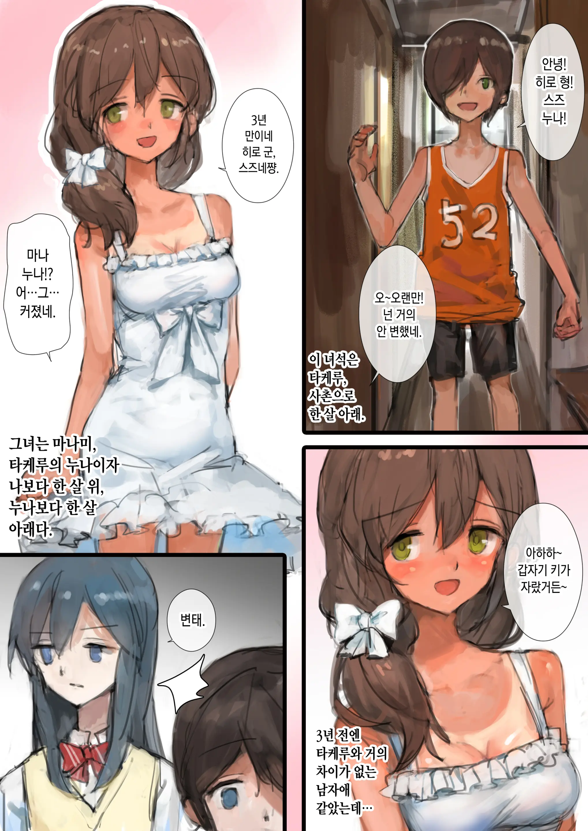 Hi Ni Yakeru Made ~Inaka No Itoko To Ane To Otouto~ _ 살이 탈 때까지 ~시골의 사촌남매와 누나와 동생~
